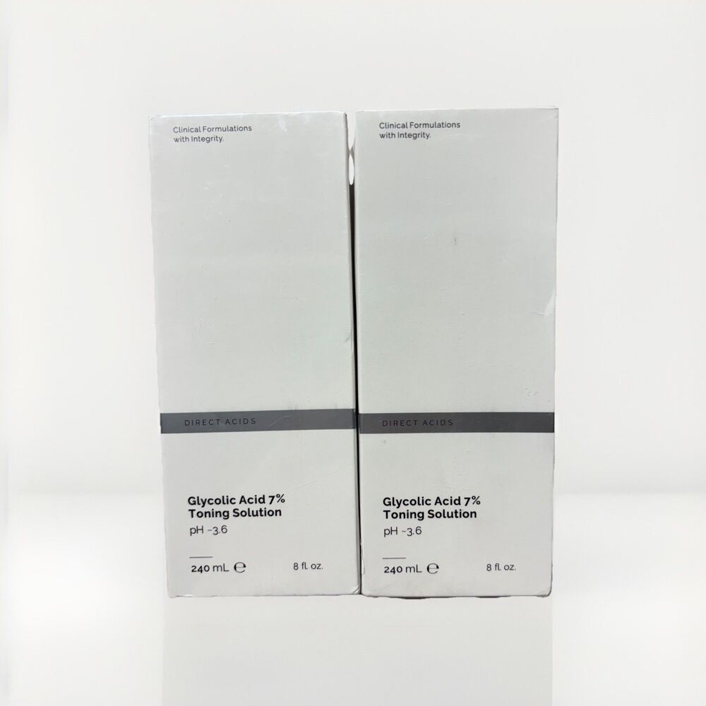 2 PACK The Ordinary Glycolic Toner Solution 240ML Facial Resurfacing READ DESC
